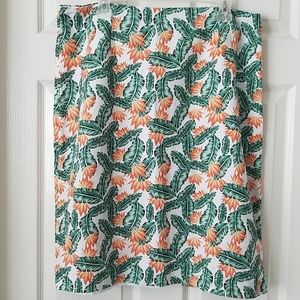 NWT, Linea Donna, orange and green skirt. Size 1X